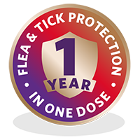 1 Year Flea and Tick Protection